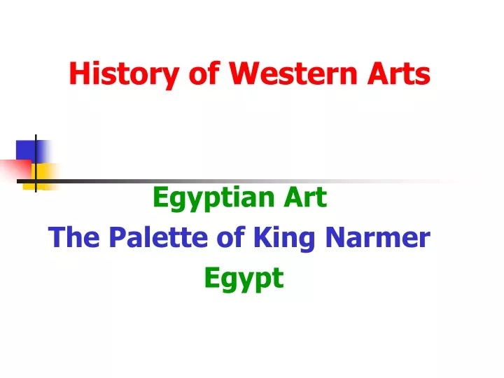 history of western arts