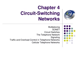 Chapter 4  Circuit-Switching Networks