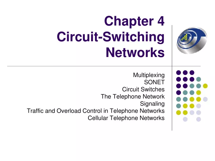 chapter 4 circuit switching networks