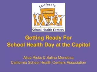 Getting Ready For School Health Day at the Capitol Alice Ricks &amp; Salina Mendoza