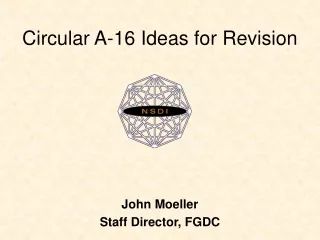 Circular A-16 Ideas for Revision