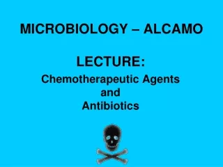 MICROBIOLOGY – ALCAMO