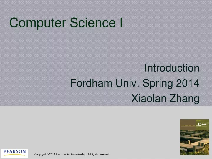 computer science i