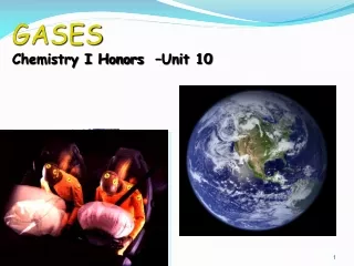 GASES Chemistry I Honors  –Unit 10