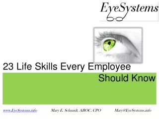 23 Life Skills Every Employee  						Should Know