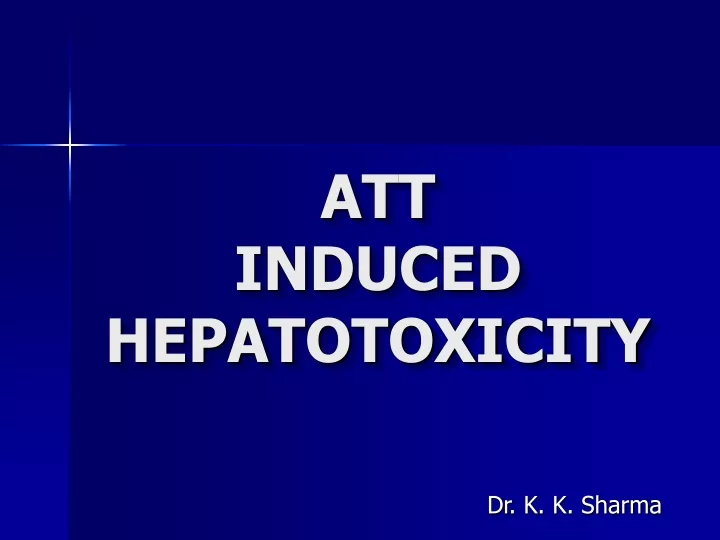 att induced hepatotoxicity