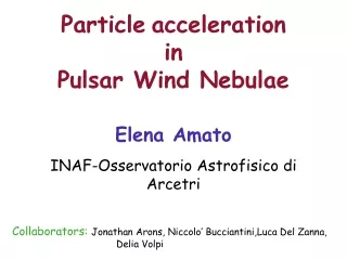 Particle acceleration  in  Pulsar Wind Nebulae
