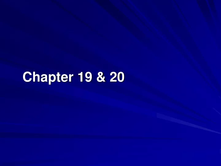 chapter 19 20