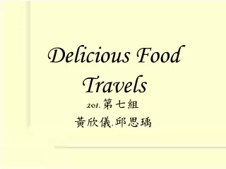 De licious Food Travels