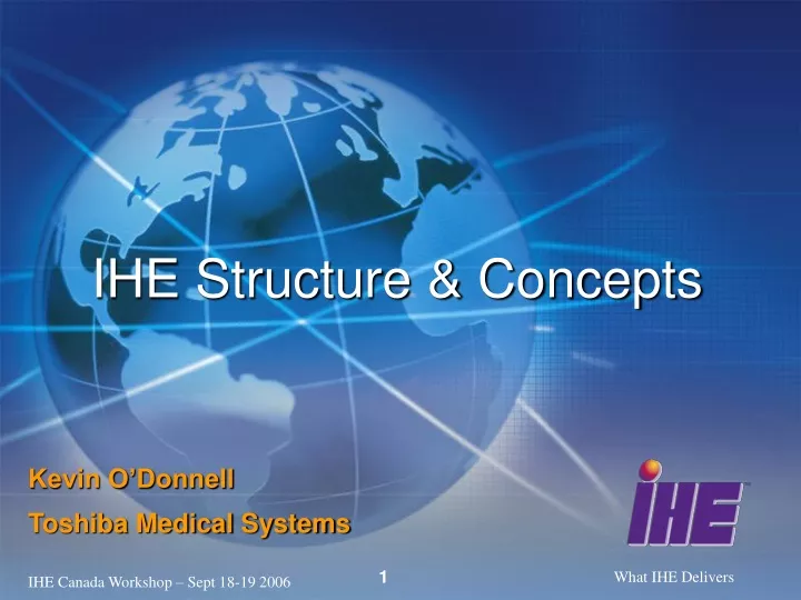 ihe structure concepts