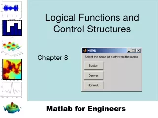 Logical Functions and Control Structures