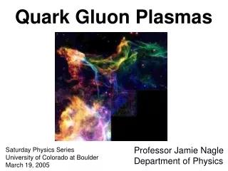 Quark Gluon Plasmas