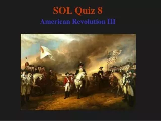 SOL Quiz 8