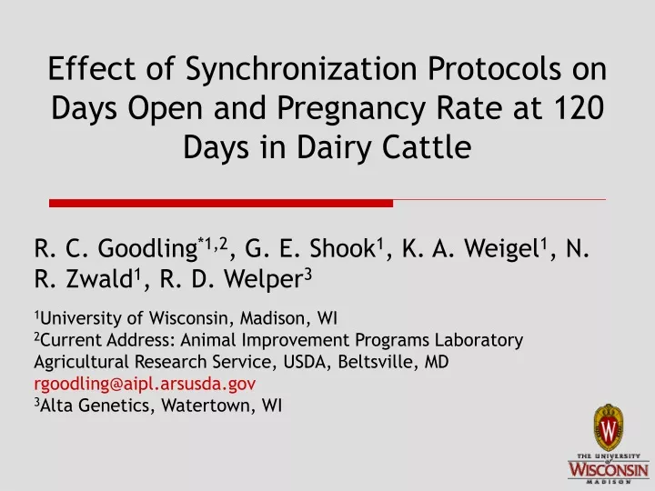 effect of synchronization protocols on days open and pregnancy rate at 120 days in dairy cattle