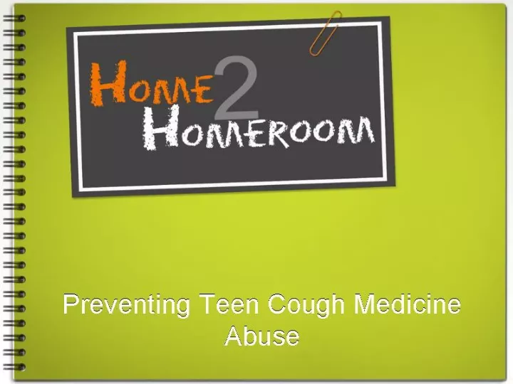 preventing teen cough medicine abuse