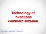 Technology of inventions commercialization - slide 1