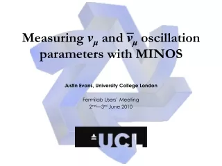 Measuring  ν μ  and  ν μ  oscillation parameters with MINOS