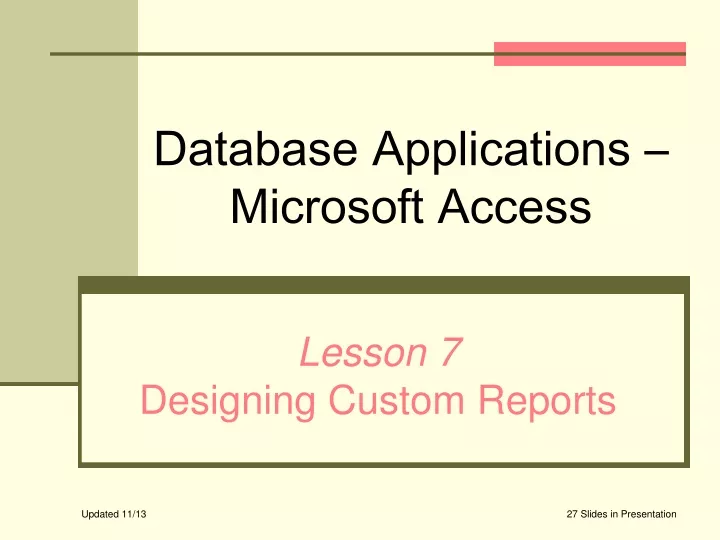 database applications microsoft access