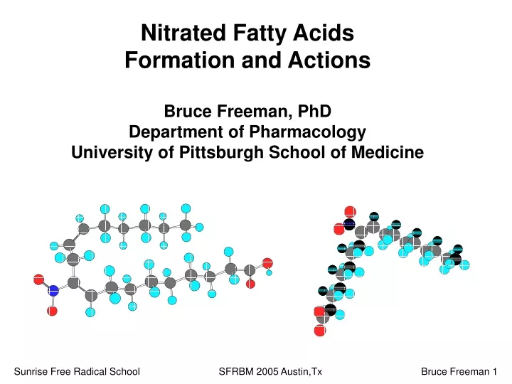 nitrated fatty acids formation and actions bruce