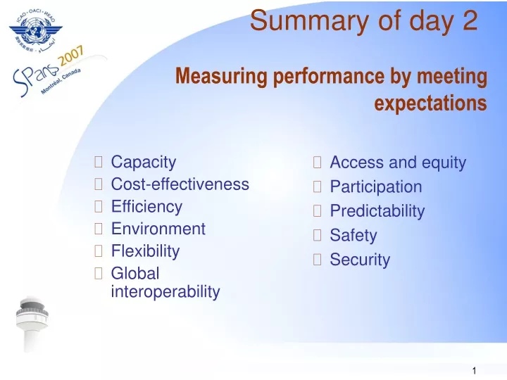 measuring performance by meeting expectations
