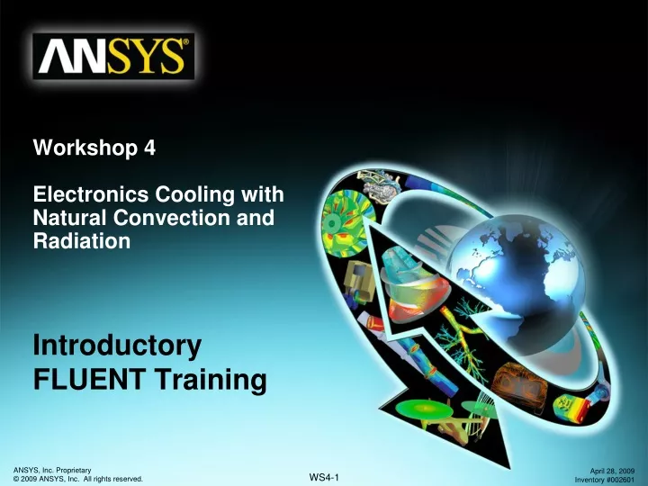 workshop 4 electronics cooling with natural convection and radiation