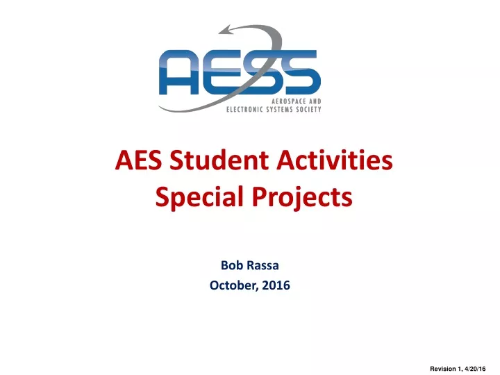 aes student activities special projects