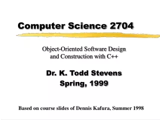 Computer Science 2704