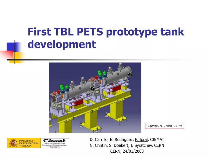 first tbl pets prototype tank development