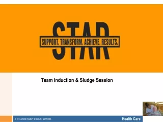 Team Induction &amp; Sludge Session