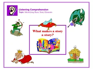 Listening Comprehension Topic:  Identifying Basic Story Elements