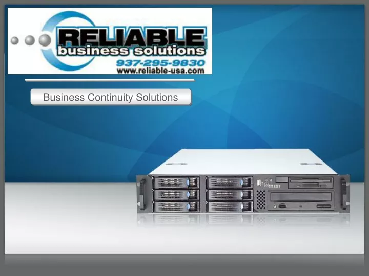 business continuity solutions