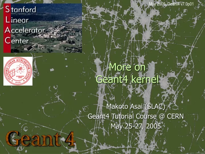 more on geant4 kernel