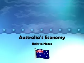 Australia’s Economy