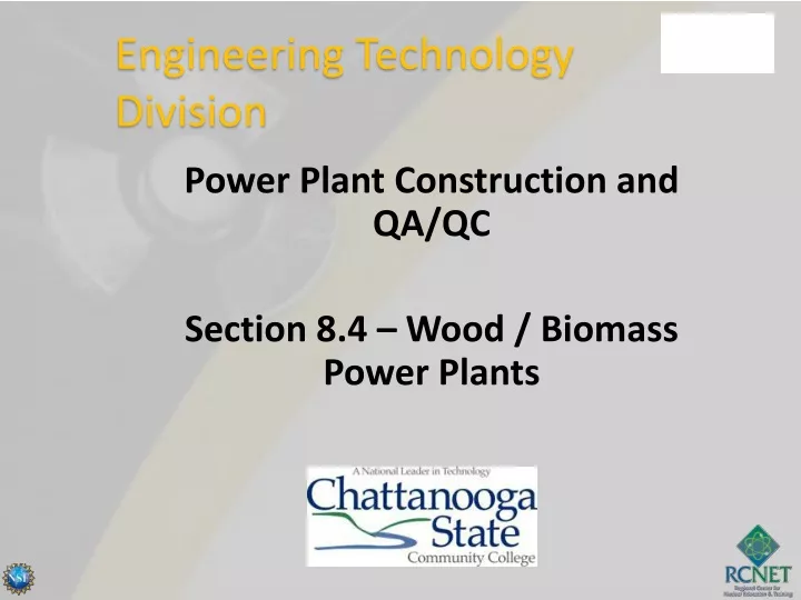 power plant construction and qa qc section 8 4 wood biomass power plants