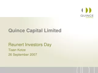 Quince Capital Limited