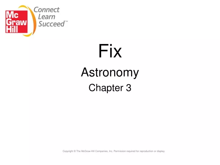 fix astronomy chapter 3