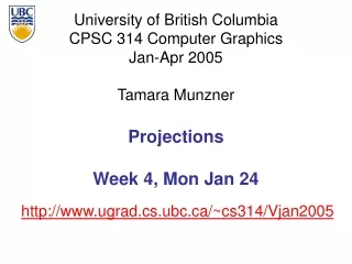 Projections Week 4, Mon Jan 24