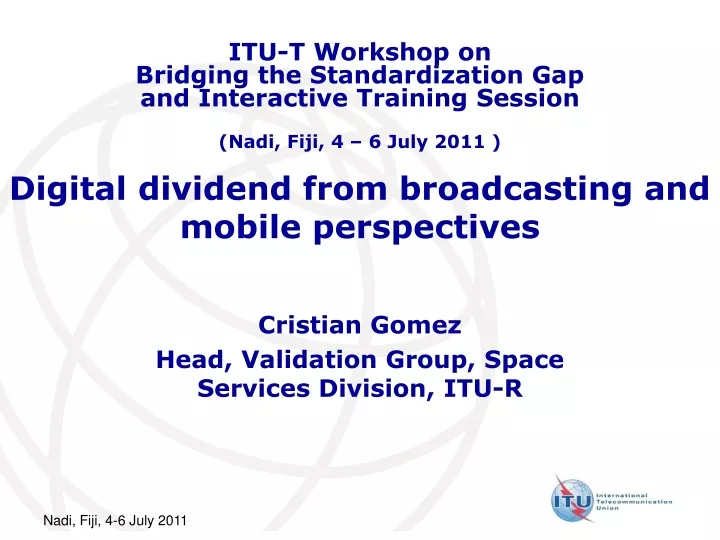 digital dividend from broadcasting and mobile perspectives