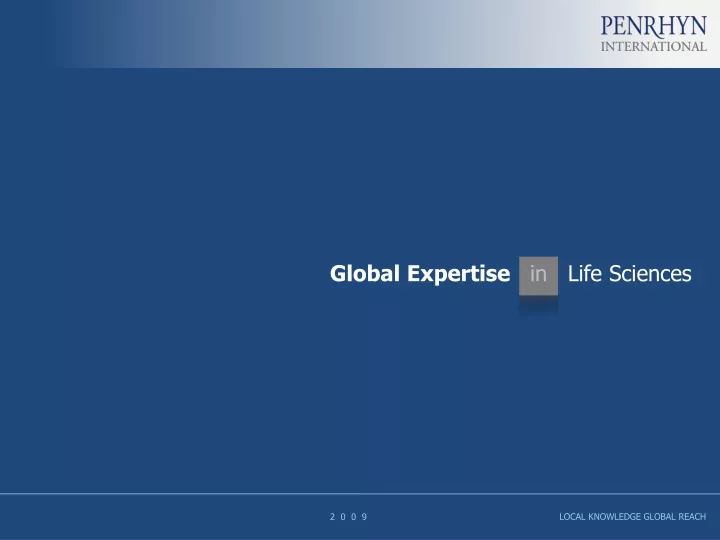 global expertise in life sciences