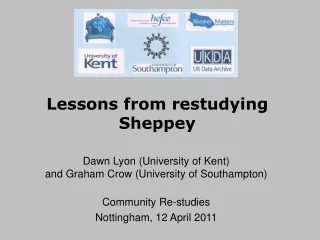 Lessons from restudying Sheppey
