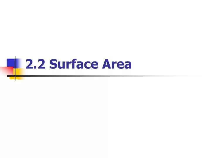 2 2 surface area