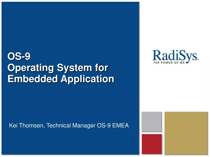 os 9 operating system for embedded application