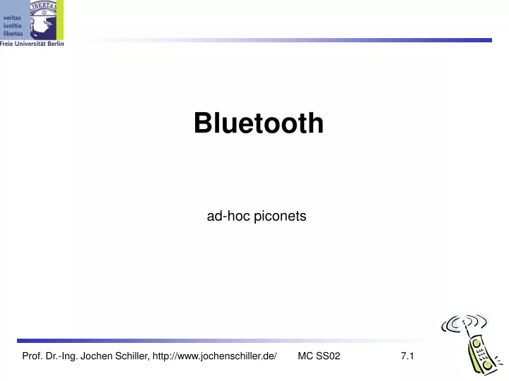 bluetooth ad hoc piconets