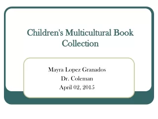 Children's Multicultural Book Collection