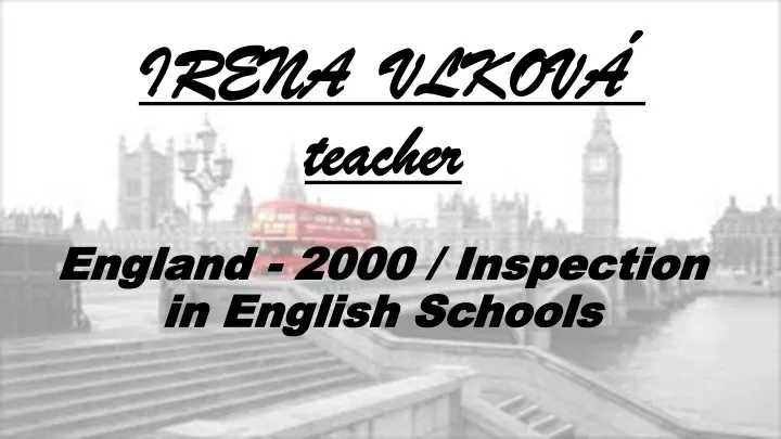 england 2000 inspection in english schools