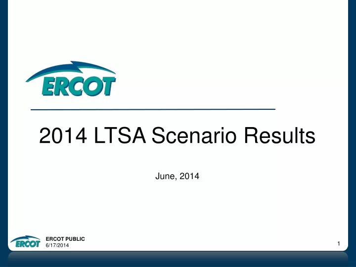 2014 ltsa scenario results june 2014