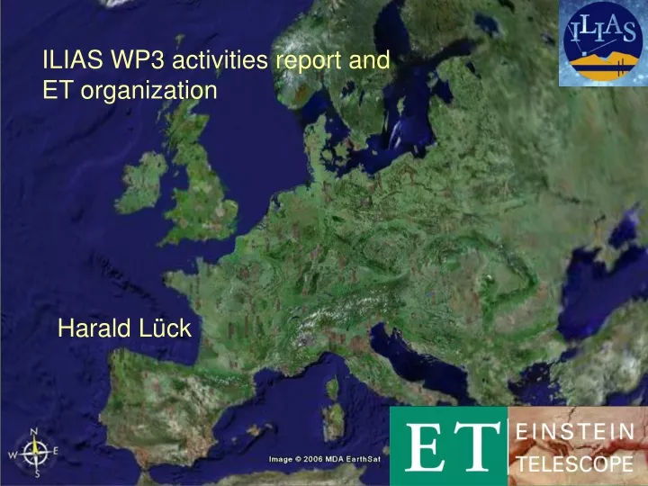 ilias wp3 activities report and et organization