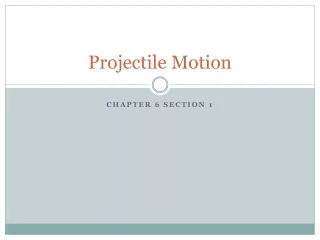 Projectile Motion