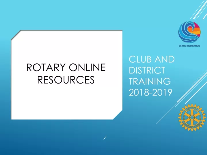 club and district training 2018 2019