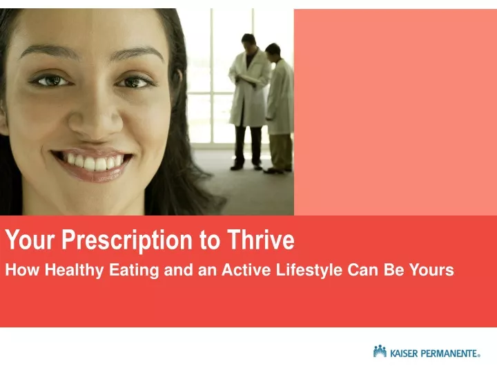 your prescription to thrive how healthy eating